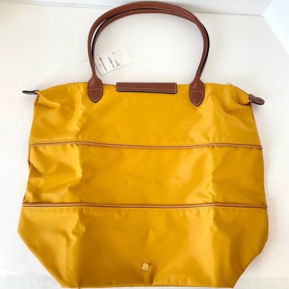 Longchamp Le Pliage Expandable Large Nylon Tote Sun Yellow - Picture 3 of 14
